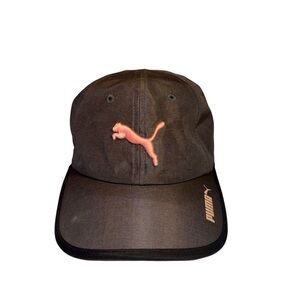 Puma Black Cap with Pink‎ Logo